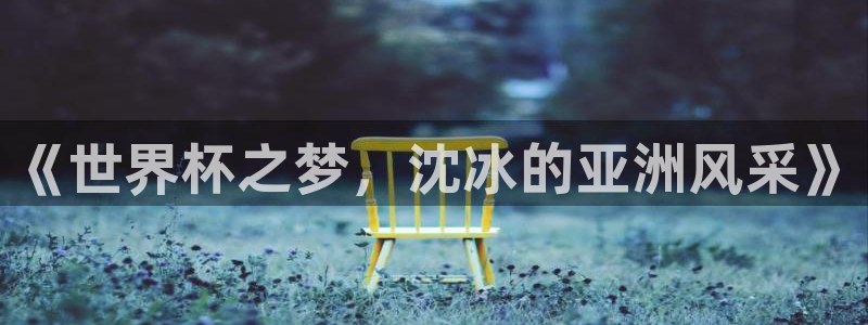 2026世界杯日期：《世界杯之梦，沈冰的亚洲风采》